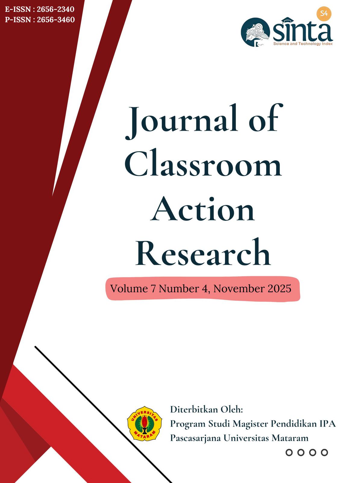 					View Vol. 7 No. 4 (2025): November
				